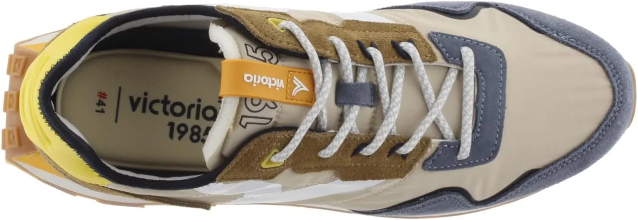 Мужские низкие кроссовки Victoria 8803102-MEN V 1985 Low-Top Wing Sport, бежевый — фото 4