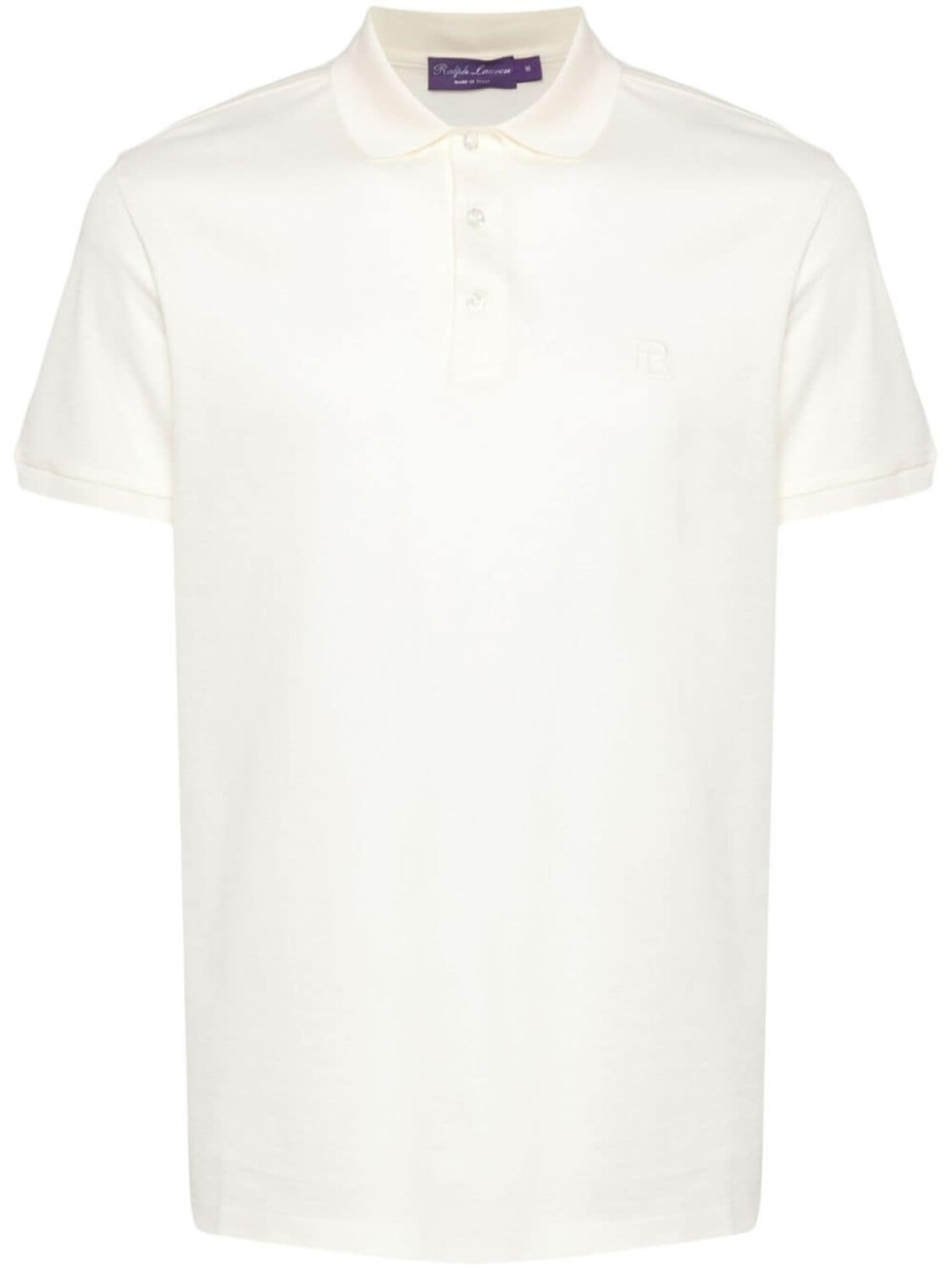 

Ralph Lauren Purple Label рубашка поло с вышитым логотипом, нейтральный цвет