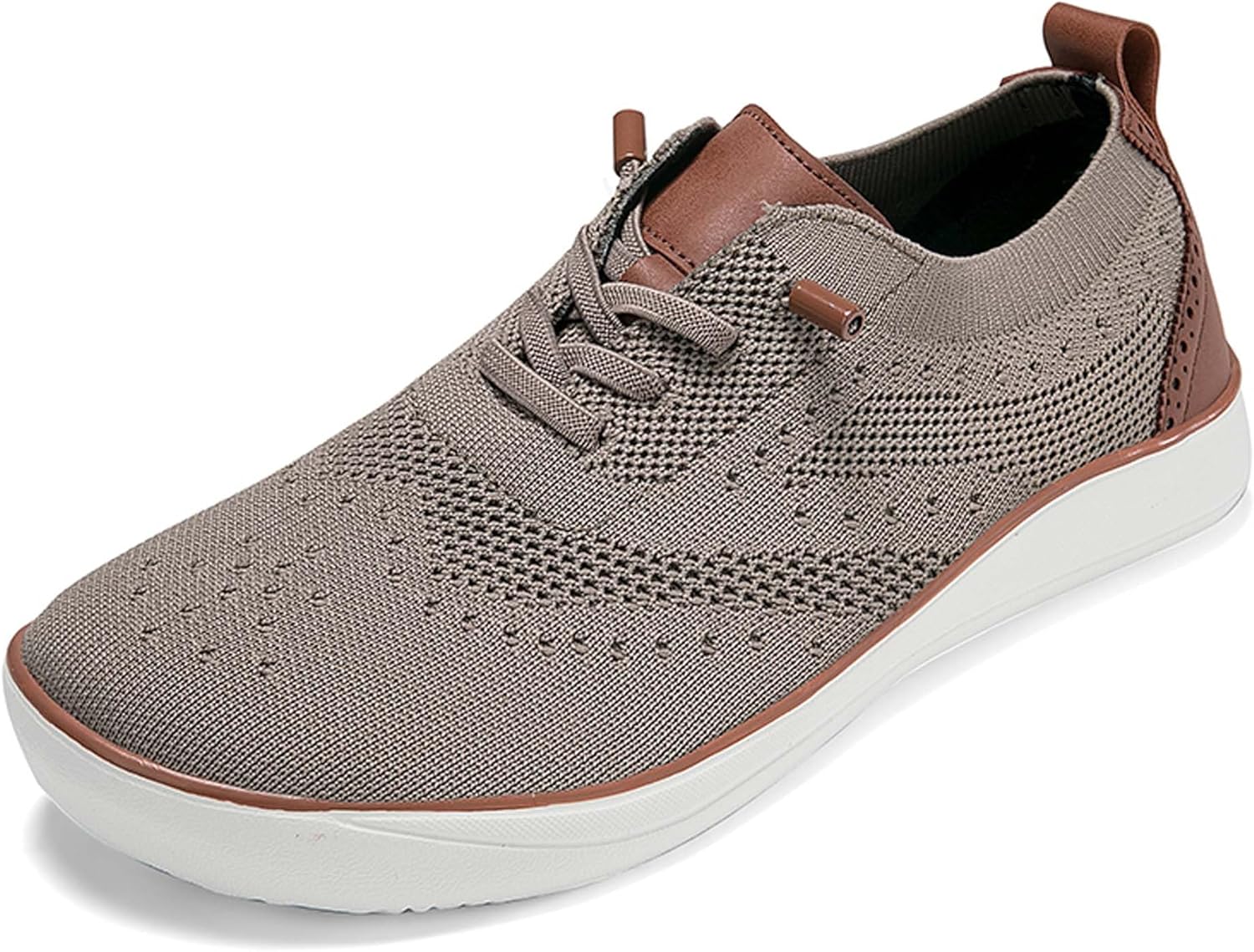 

Мужские минималистичные кроссовки с нулевым перепадом подошвы, удобные, дышащие, для тренировок, бега, активного отдыха и повседневной носки Generic, коричневый