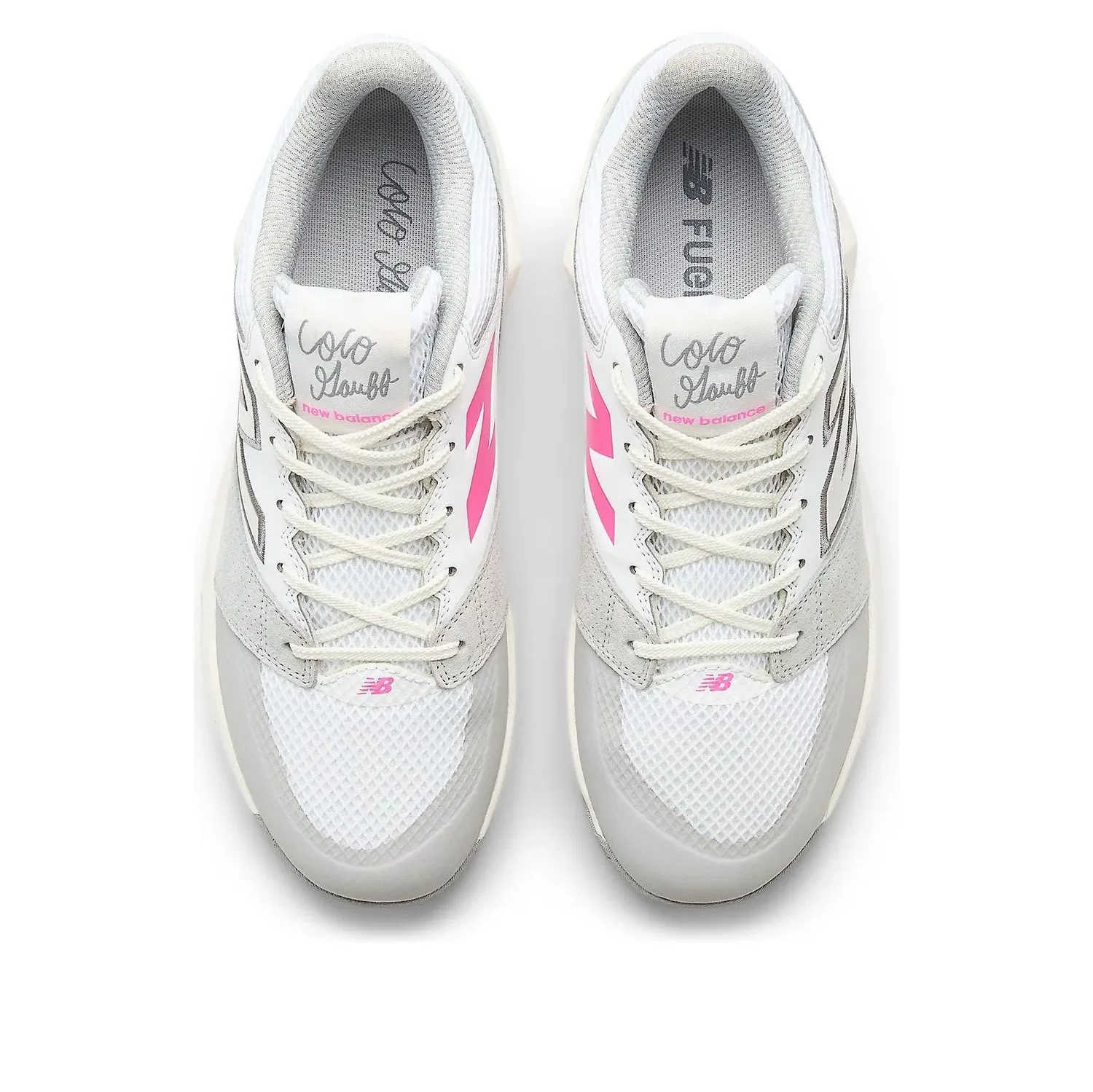 Кроссовки New Balance Coco Delray 'White Pink Heat' MCOD2KY, белый — фото 3