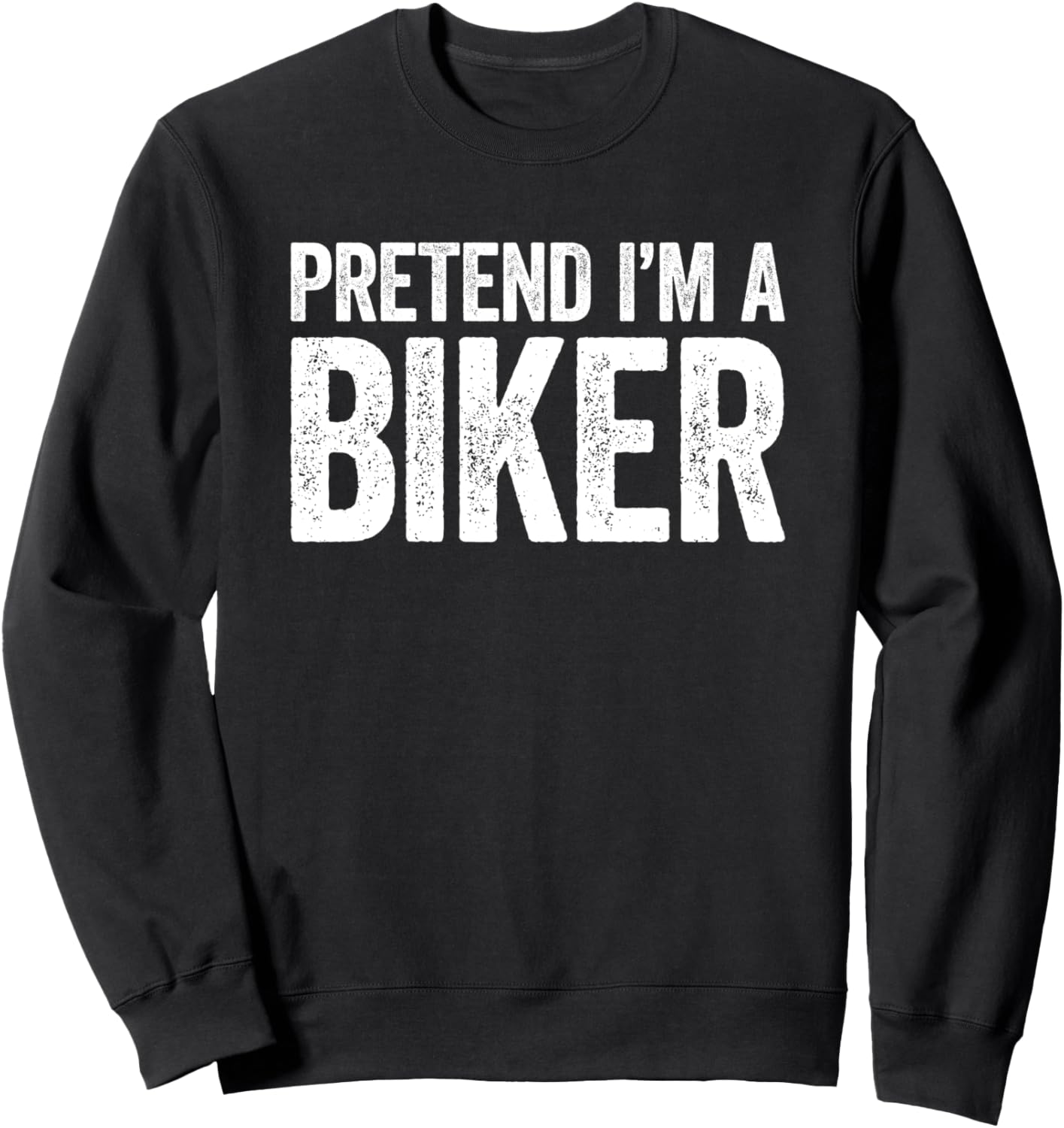 

Толстовка и толстовка с надписью «Притворись байкером» для костюма Pretend Im A Biker Shirts, черный