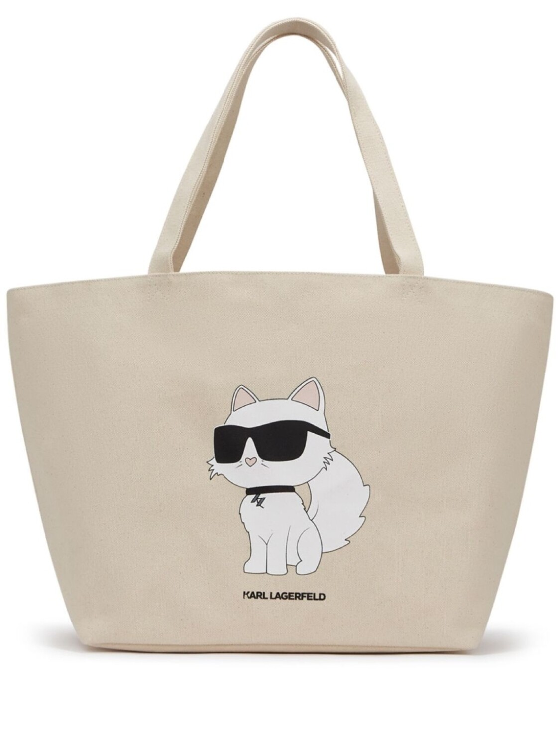 

Сумка-тоут Ikonik Choupette Karl Lagerfeld, нейтральный цвет