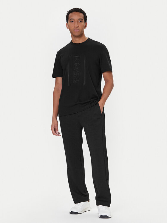Футболка relaxed fit Iconic TL 50543905 Boss, черный — фото 2
