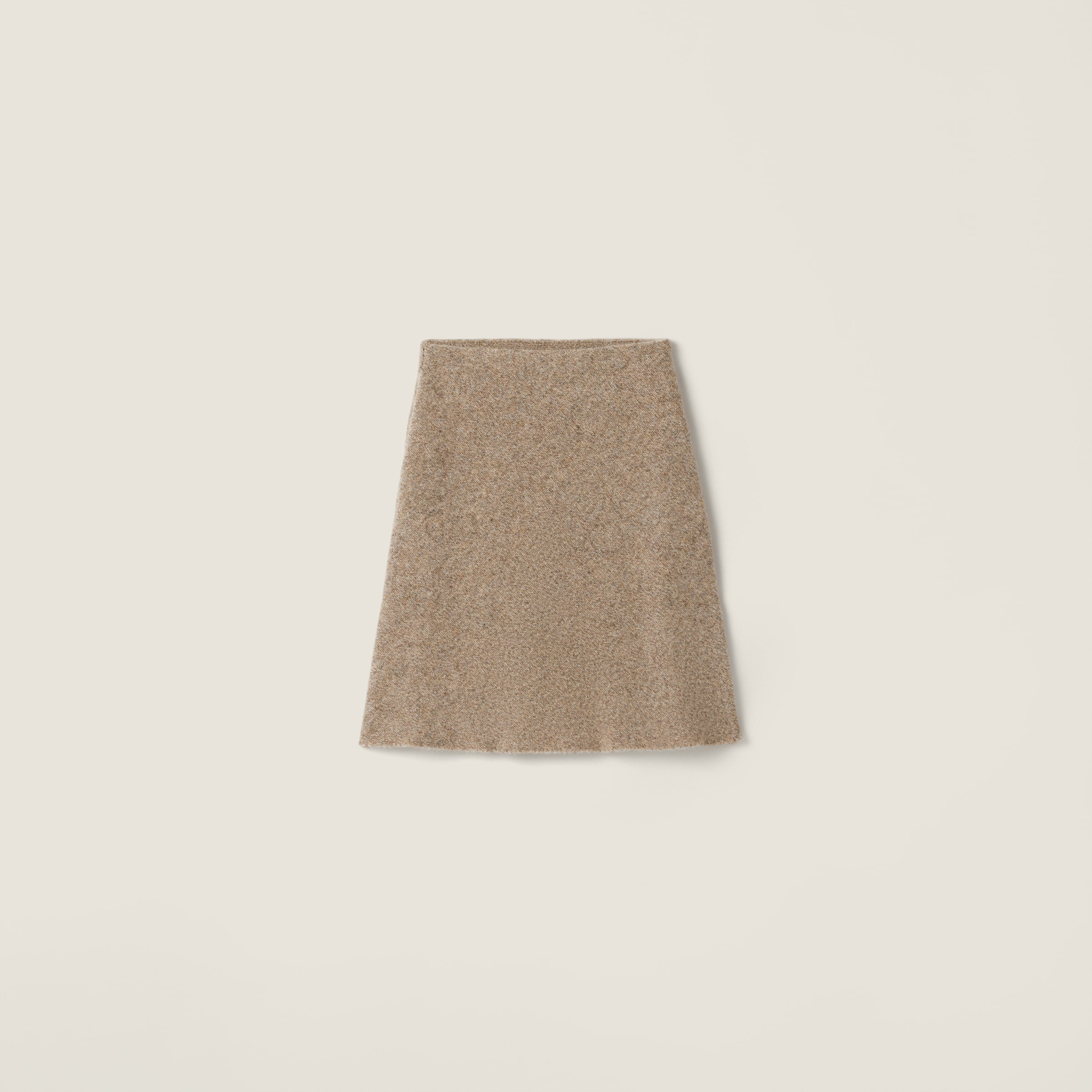 

Вязаная шерстяная юбка MIU MIU, шнур