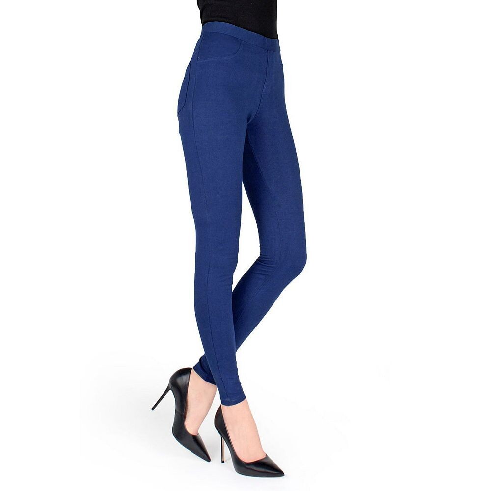

Леггинсы из смесового хлопка в стиле брюк MeMoi, цвет Blue Denim