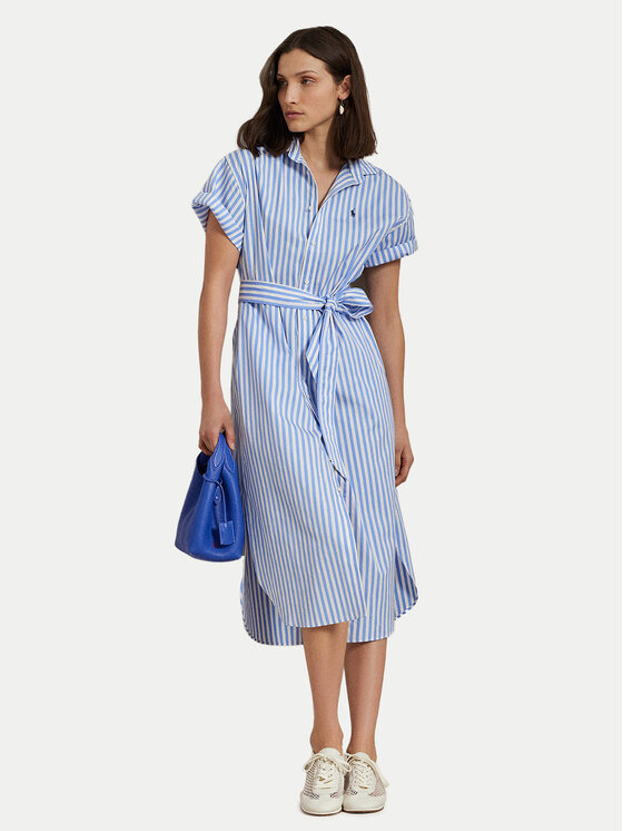 

Платье-Рубашка стандартный крой 211959911001 Polo Ralph Lauren, синий