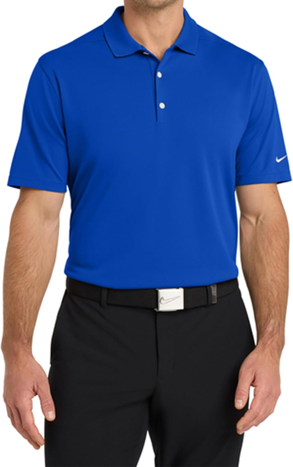 

Мужская футболка-поло Nike Dri-Fit Micro Pique 2.0 королевского синего цвета - DC1963, Game Royal