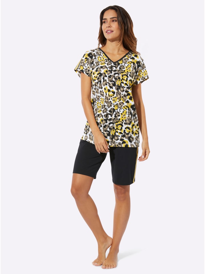 

Sieh an! Короткие шорты с принтом цвета экрю