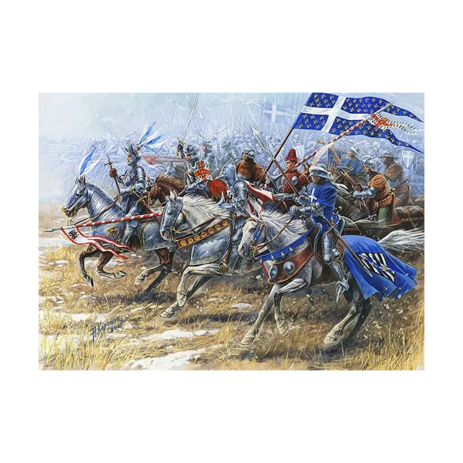 

Французские рыцари - 15 век, Historical Miniatures - Assorted (1:72) (Zvezda)