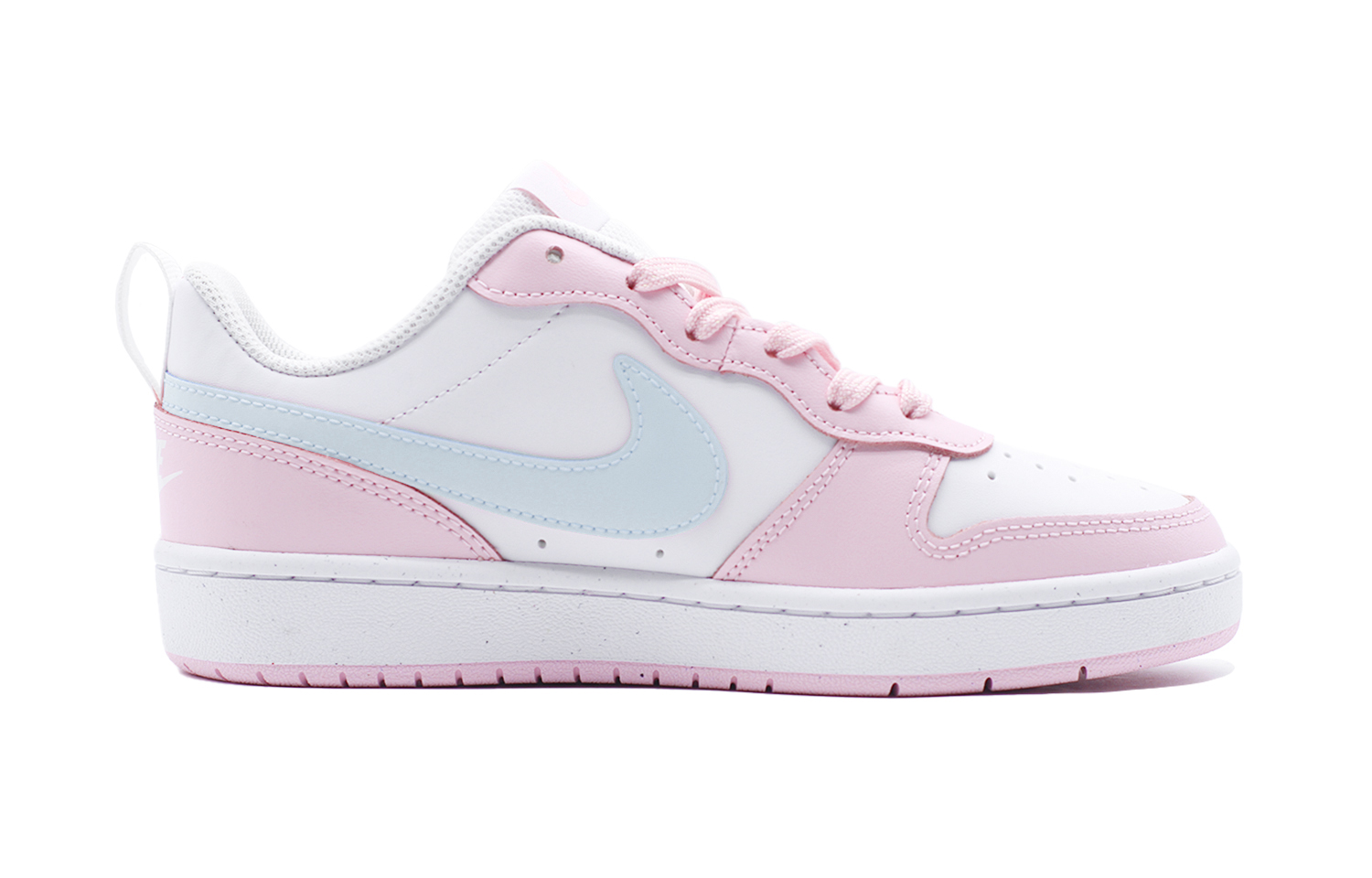 Nike Кроссовки для скейтбординга Court Borough Low Top для подростков розово-голубые — фото 3