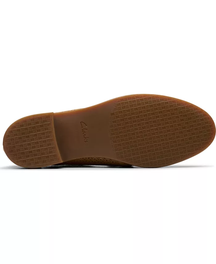 Коллекция Женские слипоны Trish Cove Clarks, коричневый/бежевый — фото 4