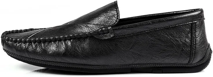 Лоферы мужские, Leather, Moccasin Oxford, Black UOPYNE — фото 3