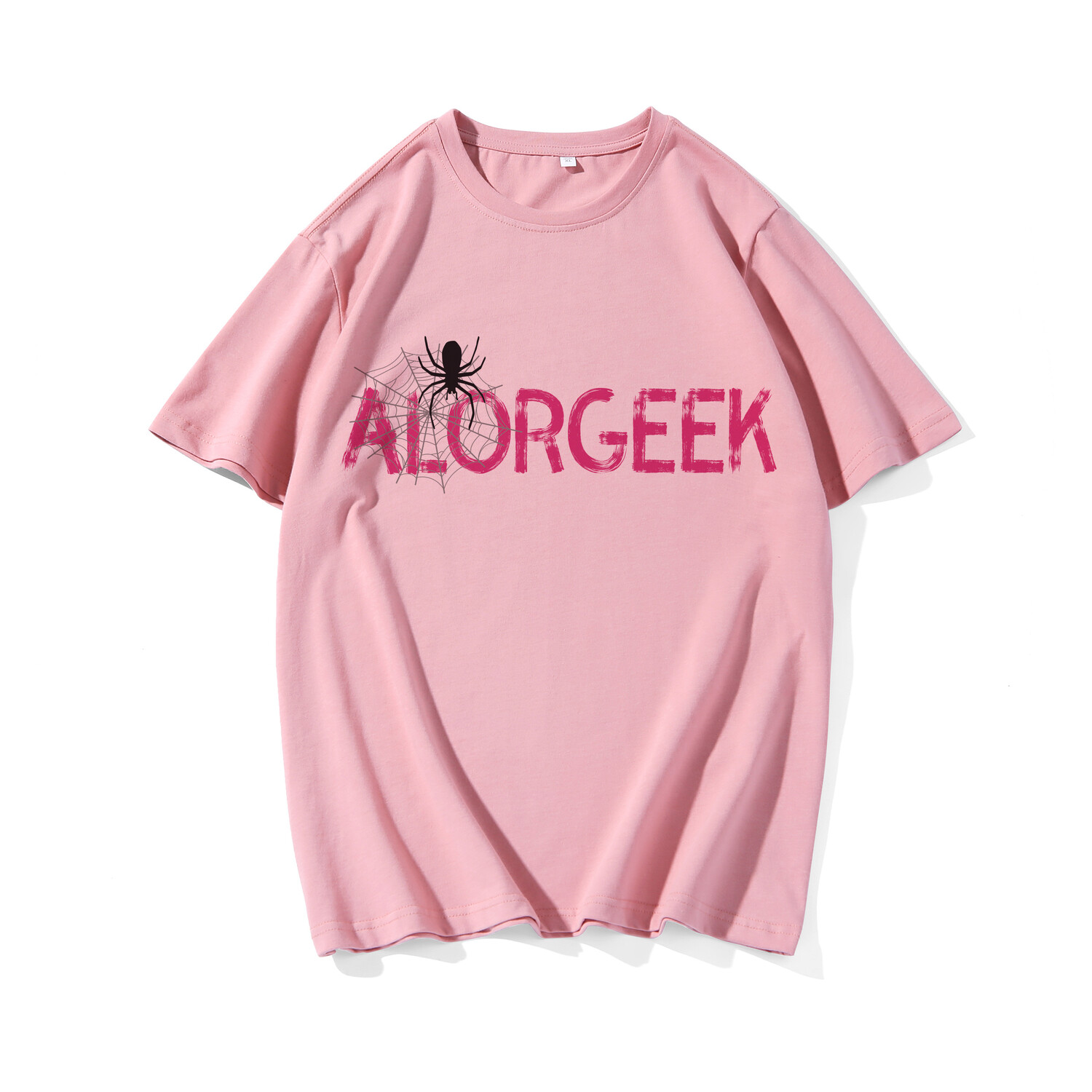 

ALORGEEK Футболка унисекс, Розовый