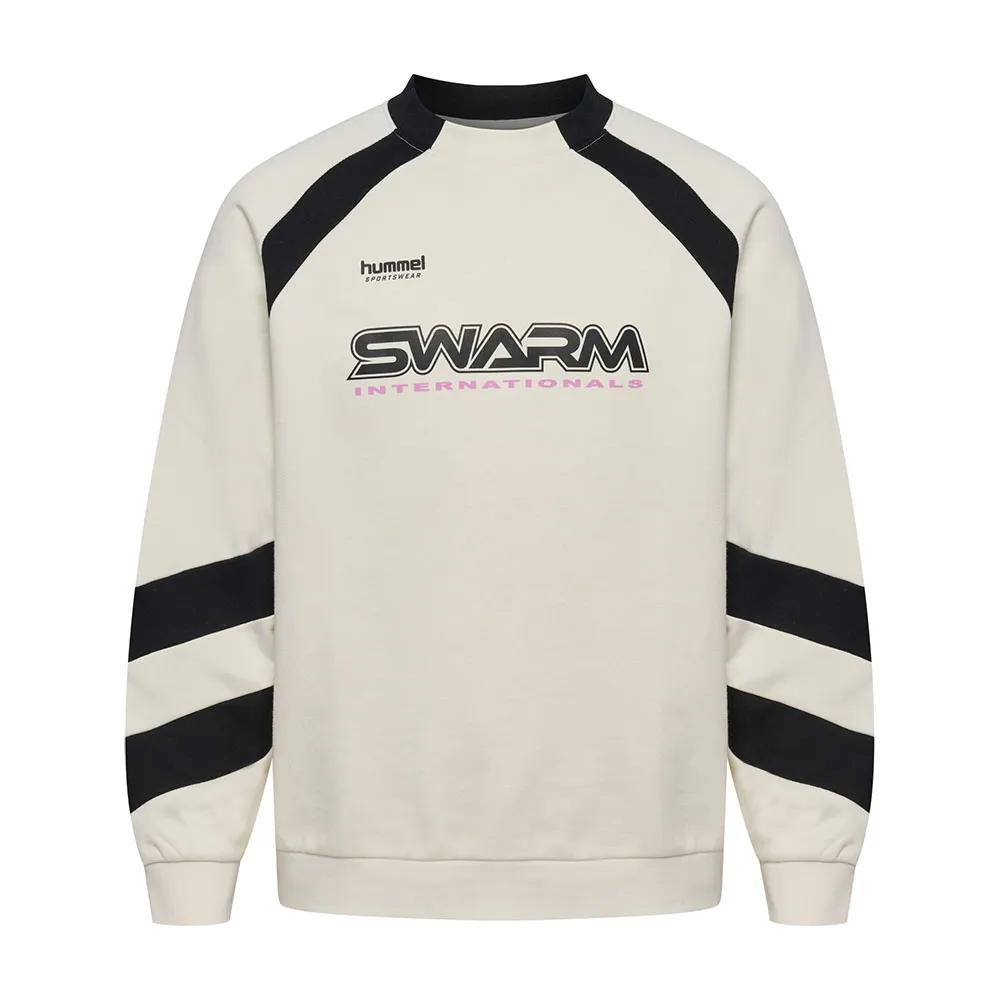 

Толстовка спортивная Hummel Oversized Crew Sportswear Swarm, бежевый