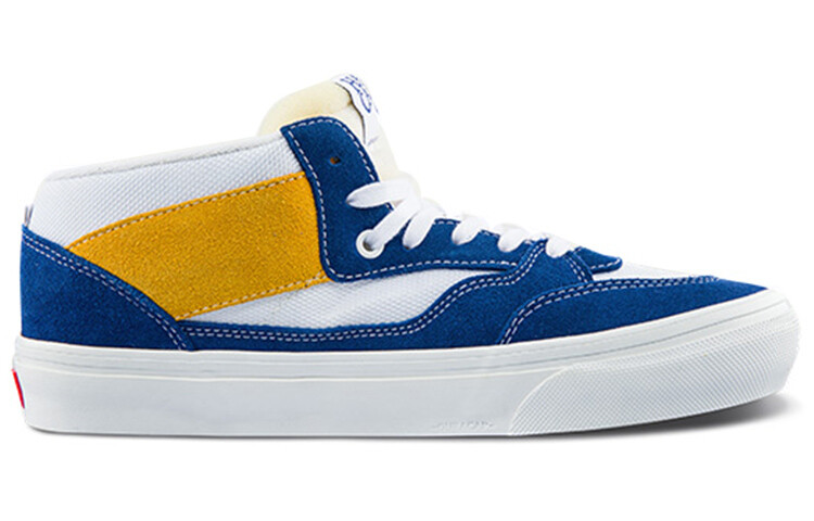 Кроссовки Vans Skate Half 'Blue White Yellow' — фото 2
