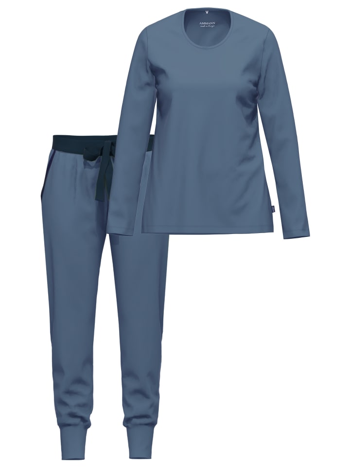 

Ammann Пижама Night & Home синего цвета