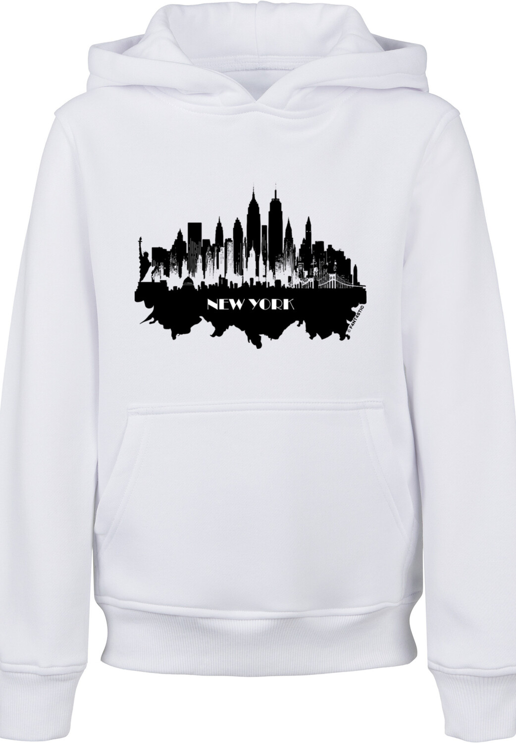 

Пуловер F4NT4STIC Hoodie Cities Collection New York skyline, белый