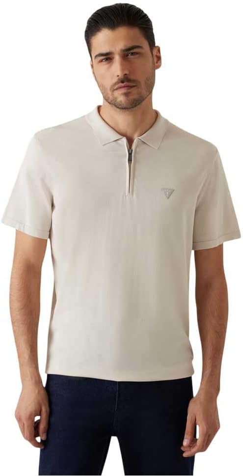 

GUESS Мужская футболка-поло Dane Tech с коротким рукавом, Dreamy Moon