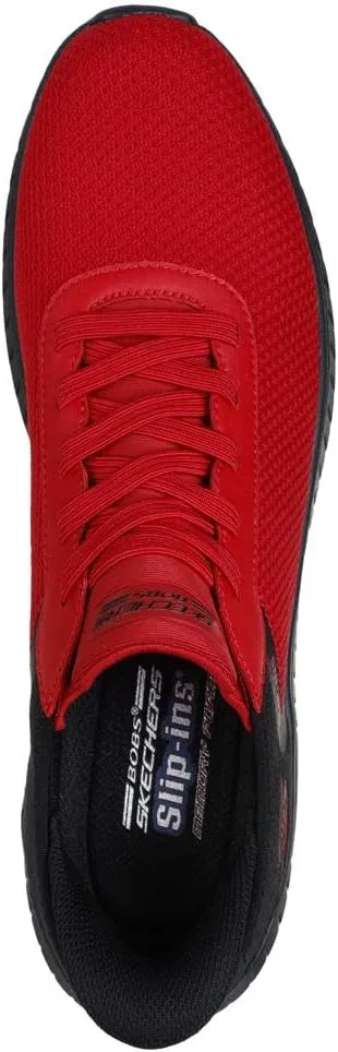 Мужские безшнурковые кроссовки Skechers Bobs Squad Chaos - Balanced Edge, красный — фото 3
