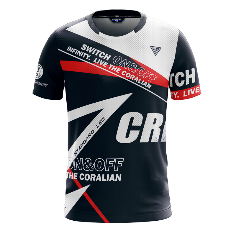 

Футболка для бадминтона женская черная CORALIAN