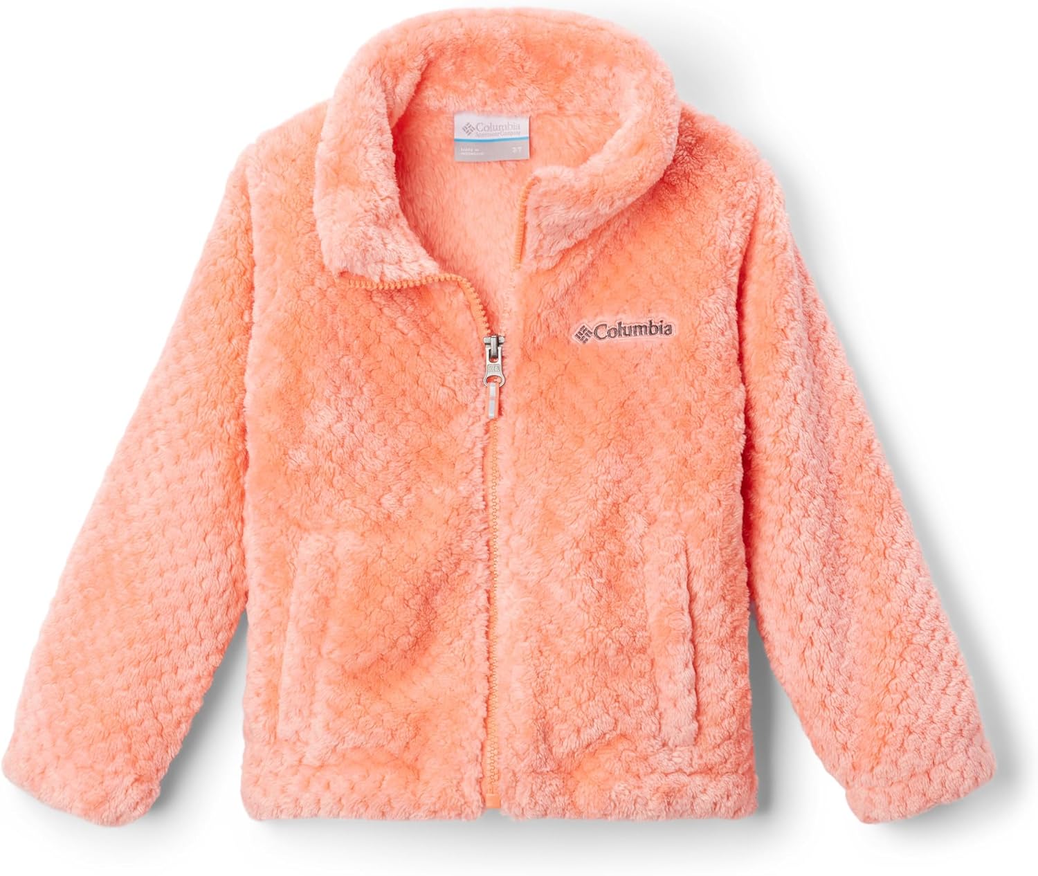 

Columbia unisex-baby Fire Side Sherpa Full ZipPullover Sweater, Hot Coral