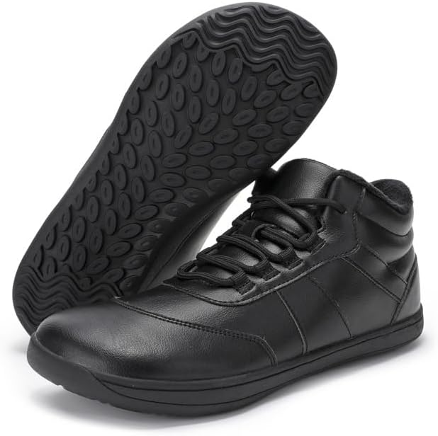 

Мужские зимние ботинки с мехом, водонепроницаемые, теплые, на щиколотку, застежка без шнурков, для улицы, удобные для ходьбы Soft Time Toy, черный