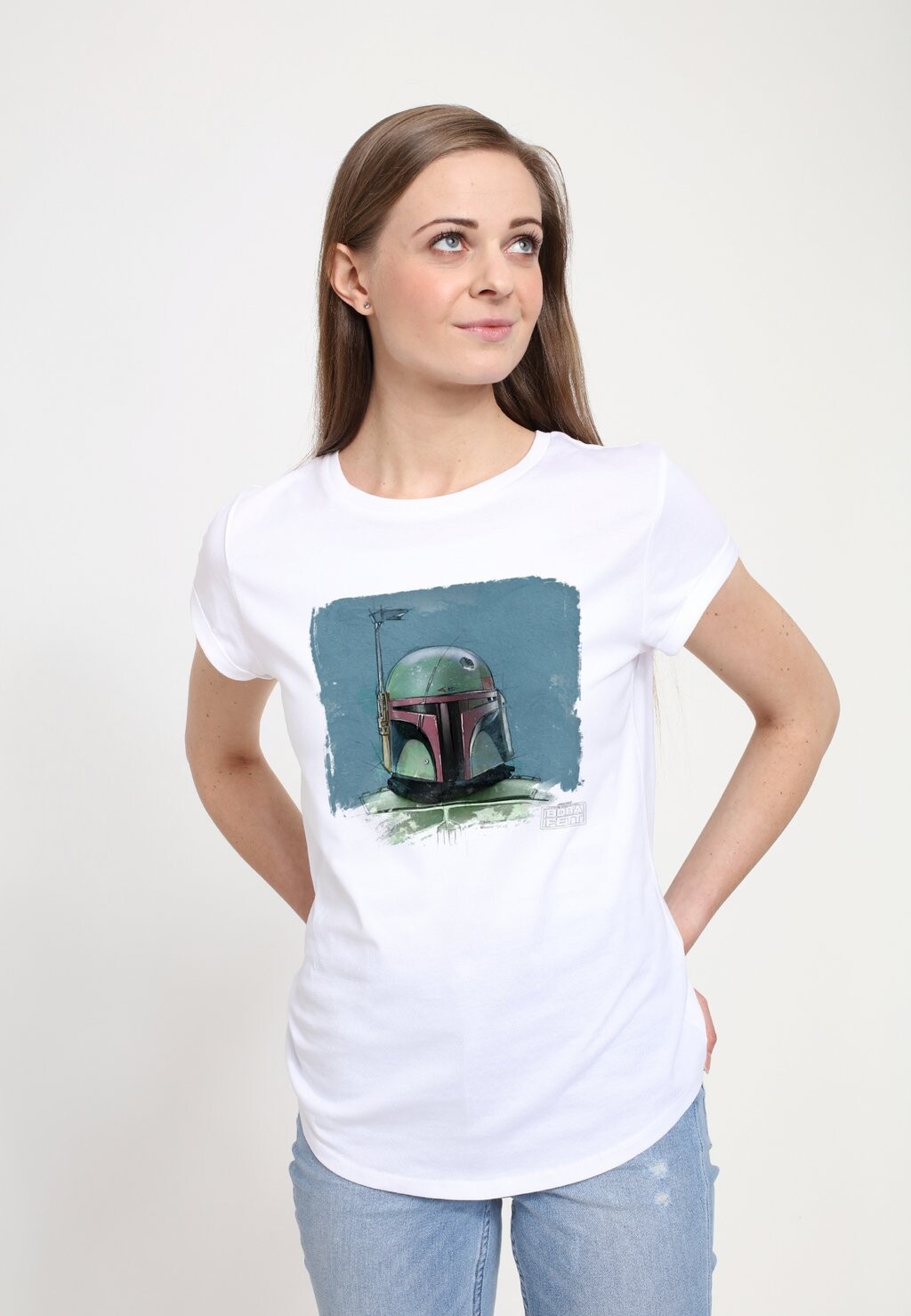 

Футболка с принтом BOOK OF BOBA FETT BOBA FETT PORTRAIT Henry Tiger, белый