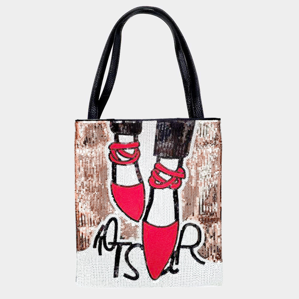 

Сумка через плебо с леопардовым принтом на стелетто FASHNZFAB