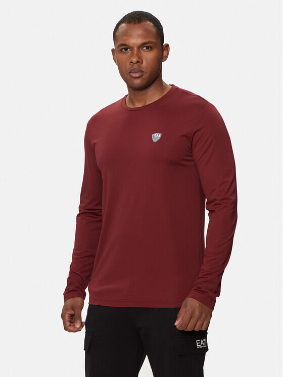 

Классический крой с длинным рукавом Ea7 Emporio Armani, красный