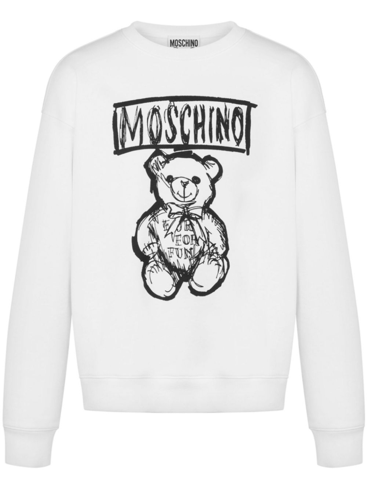 

Moschino футболка с принтом Teddy Bear, белый