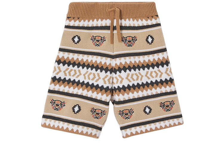 

Детские шорты Burberry, цвет Camel