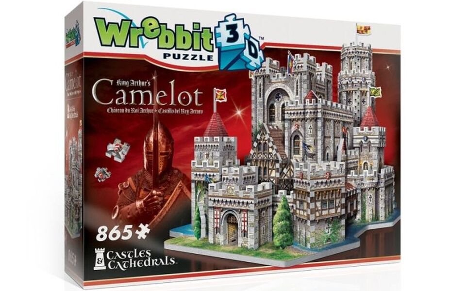 

3D пазл, Реббит, пенопласт, Камелот Короля Артура, 865 шт. Wrebbit