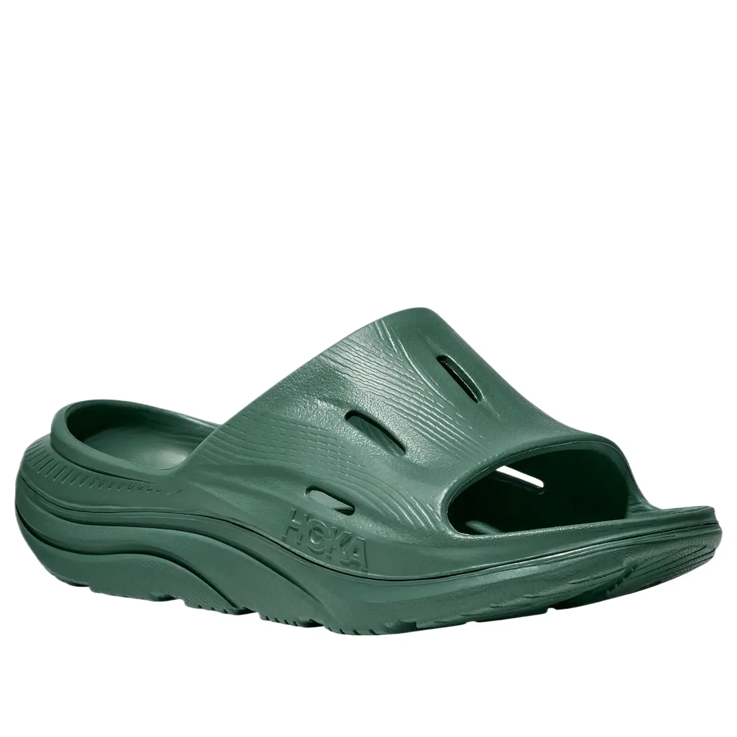 Шлепанцы HOKA ONE ONE ORA Recovery Slide 3 'Thyme' 1135061-TTH, зеленый — фото 4