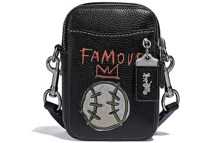 

COACH Кожаный кроссбоди Rogue мини мужской черный