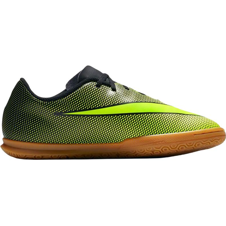 Nike Детские футбольные бутсы Bravata Low top черные желтые Unisex — фото 2