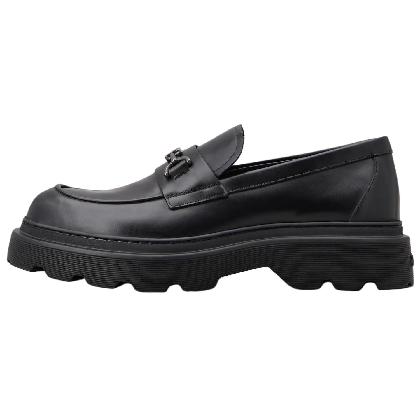 

Лоферы с зауженным носком T Plaque TOD'S, черный