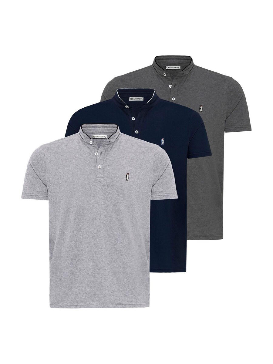 

Рубашка Dandalo Grosseto, цвет Navy/Grey/Dark grey