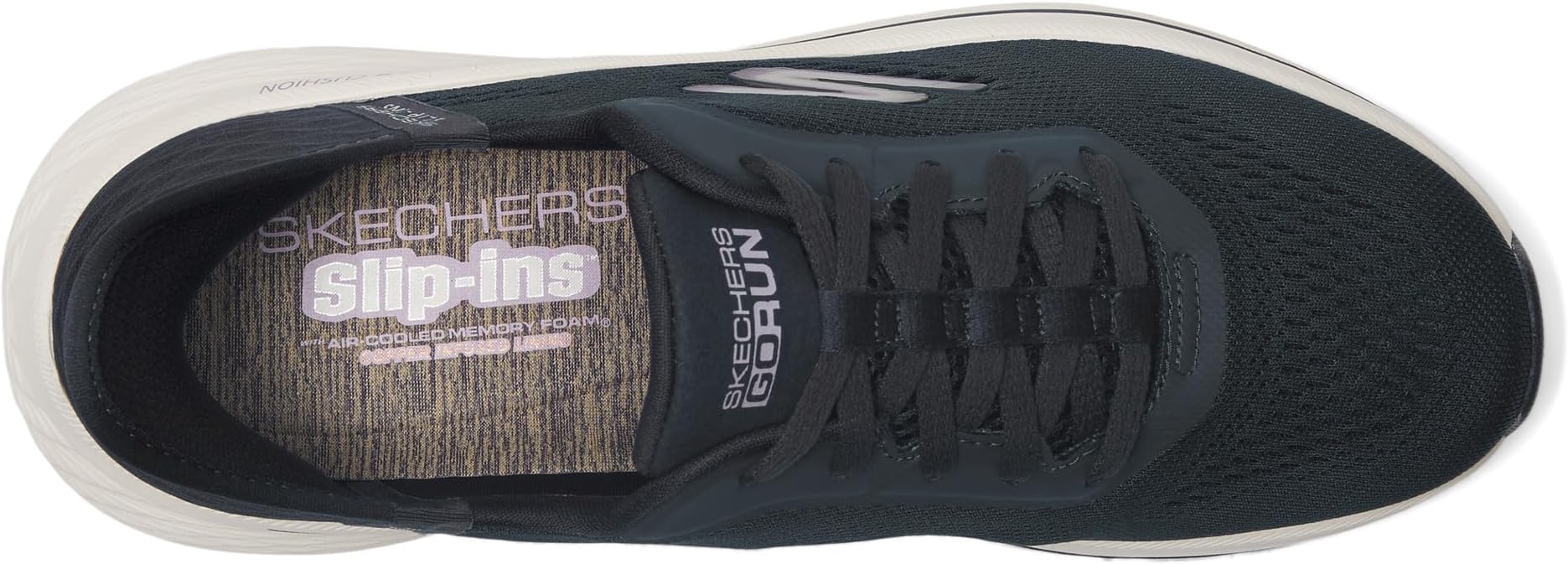 Кроссовки SKECHERS Max Cushioning Elite 2.0 Vanish Hands Free Slip-Ins, Navy/LavenderSee Less — фото 2