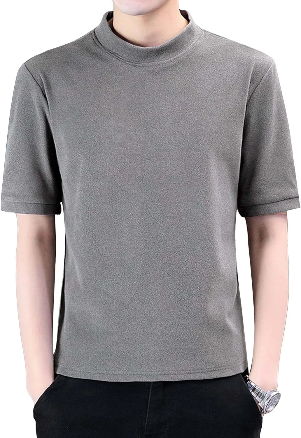 Футболка Half Turtleneck Slim Fit с коротким рукавом для мужчин
