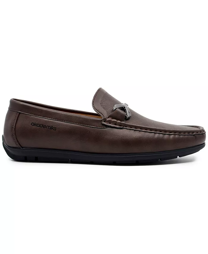 Мужские удобные лоферы Ogden Slip On Akademiks, коричневый — фото 2