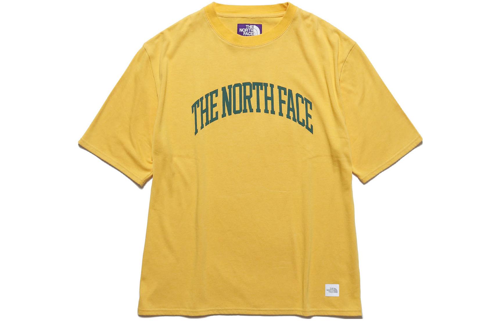 

Футболка унисекс THE NORTH FACE PURPLE LABEL, горчично-желтый