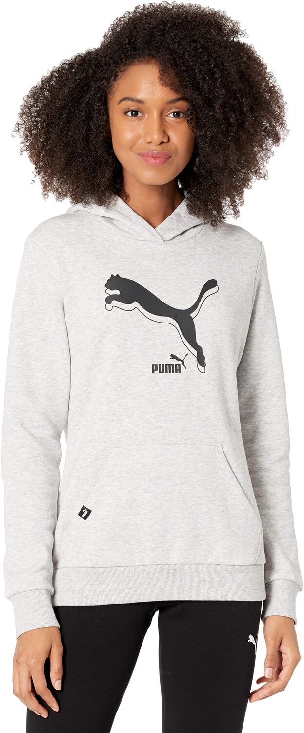 

Худи PUMA Power Logo Hoodie Fleece, цвет Light Gray Heather
