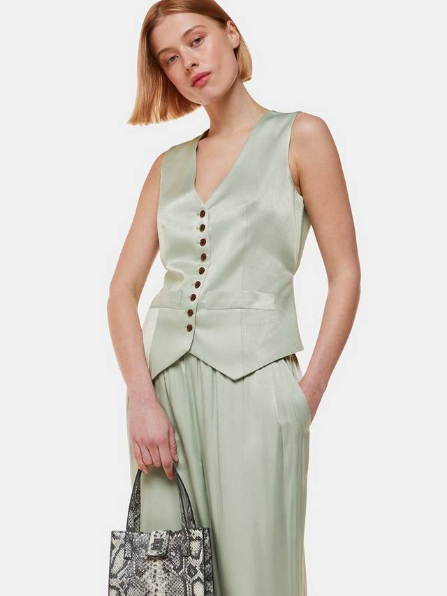 

Роскошный жилет rita Whistles, цвет Sage Green