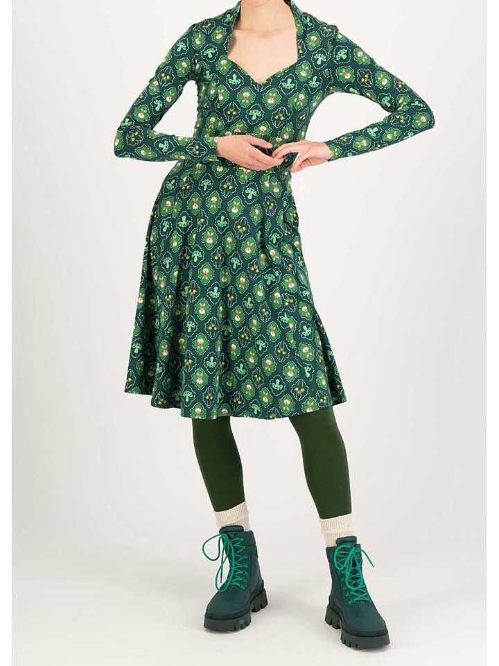 

Платье до колена Blutsgeschwister Kleid Miraculous Power, зеленый