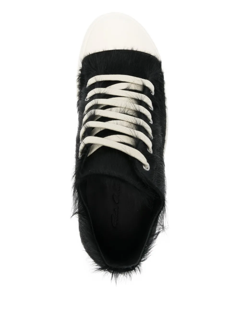 Кроссовки с мехом Rick Owens, черный — фото 4