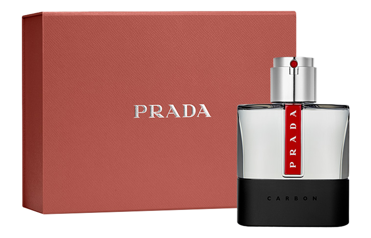 PRADA Новогодний лимитированный Red Moon Edition Carbon Black Box мужские духи Woody Fougere Eau De Toilette EDT 50 мл — фото 2