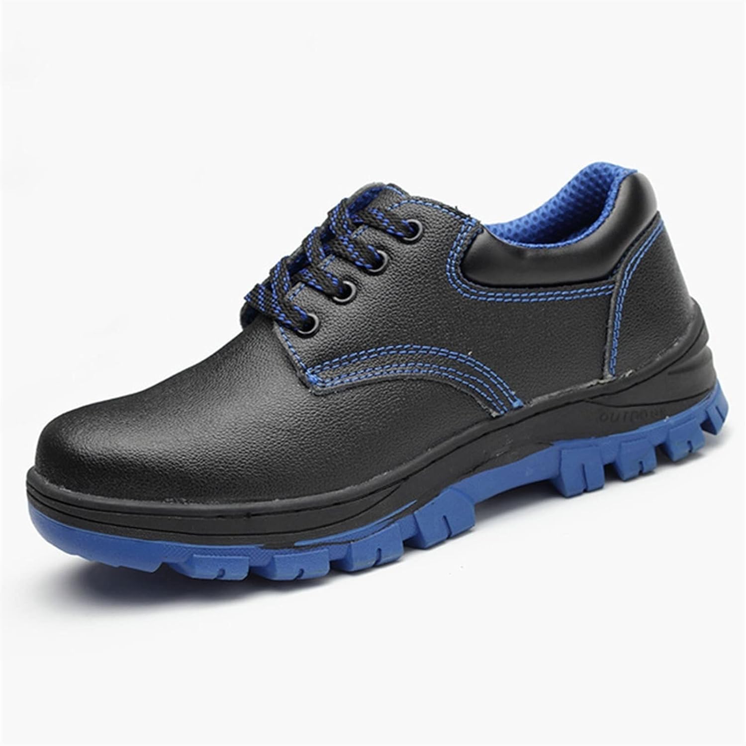 

Защитная обувь для мужчин и женщин, туфли с стальным носком, кроссовки, легкие дышащие промышленные кроссовки (Цвет: черный US) Hisxus