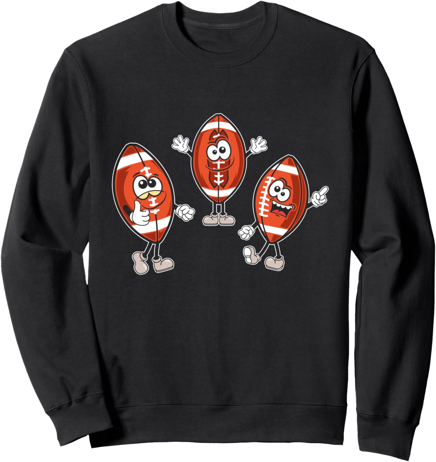 

Мужская футбольная футболка с забавным рисунком на тему американского футбола Funny American Football Designs, черный