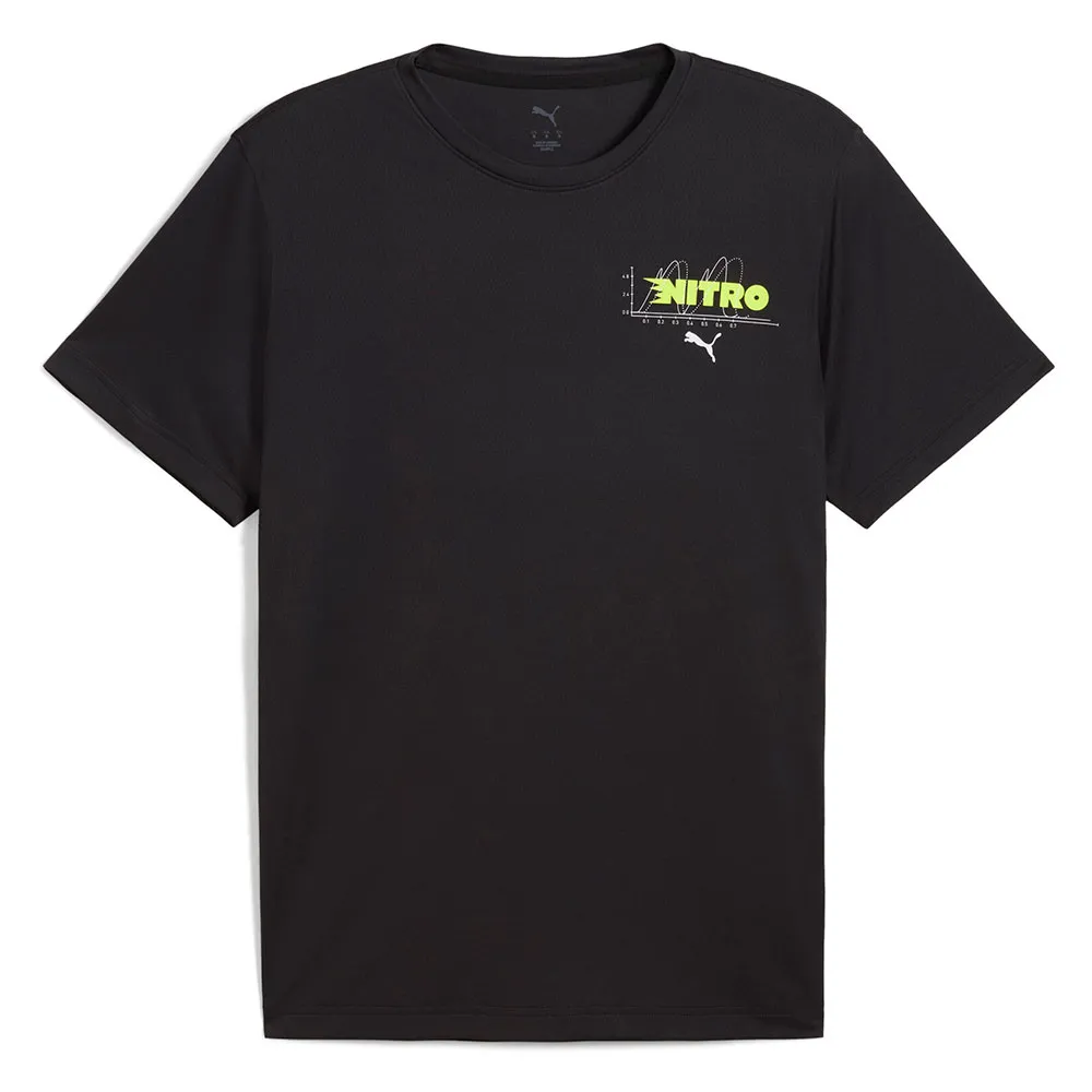 

Футболка с коротким рукавом Puma Graphics Running Nit, черный