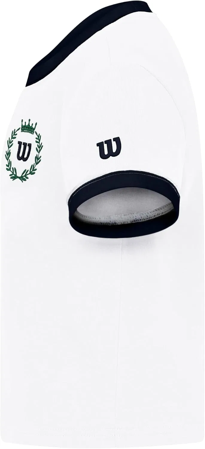 Футболка для девочек Wilson Crest White — фото 4